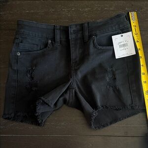 Nordstrom Black teen/small woman Jean Shorts